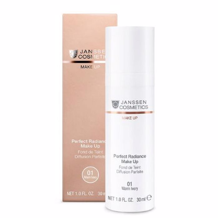JANSSEN COSMETICS Perfect Radiance No.01 Warm Ivory Κρέμα Πορσελάνινης Όψης και Προστασίας με Φυσικά Φίλτρα UV 30ml